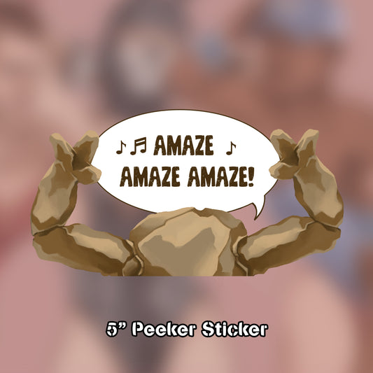 Rocky Peeker Sticker