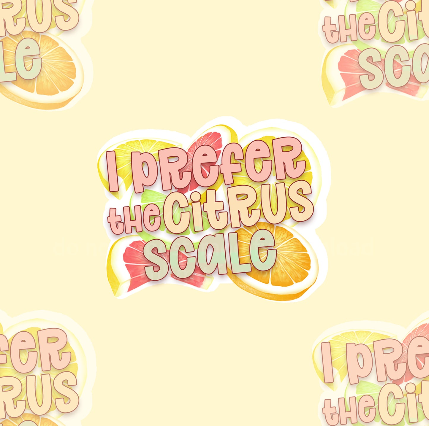 Citrus Scale Sticker