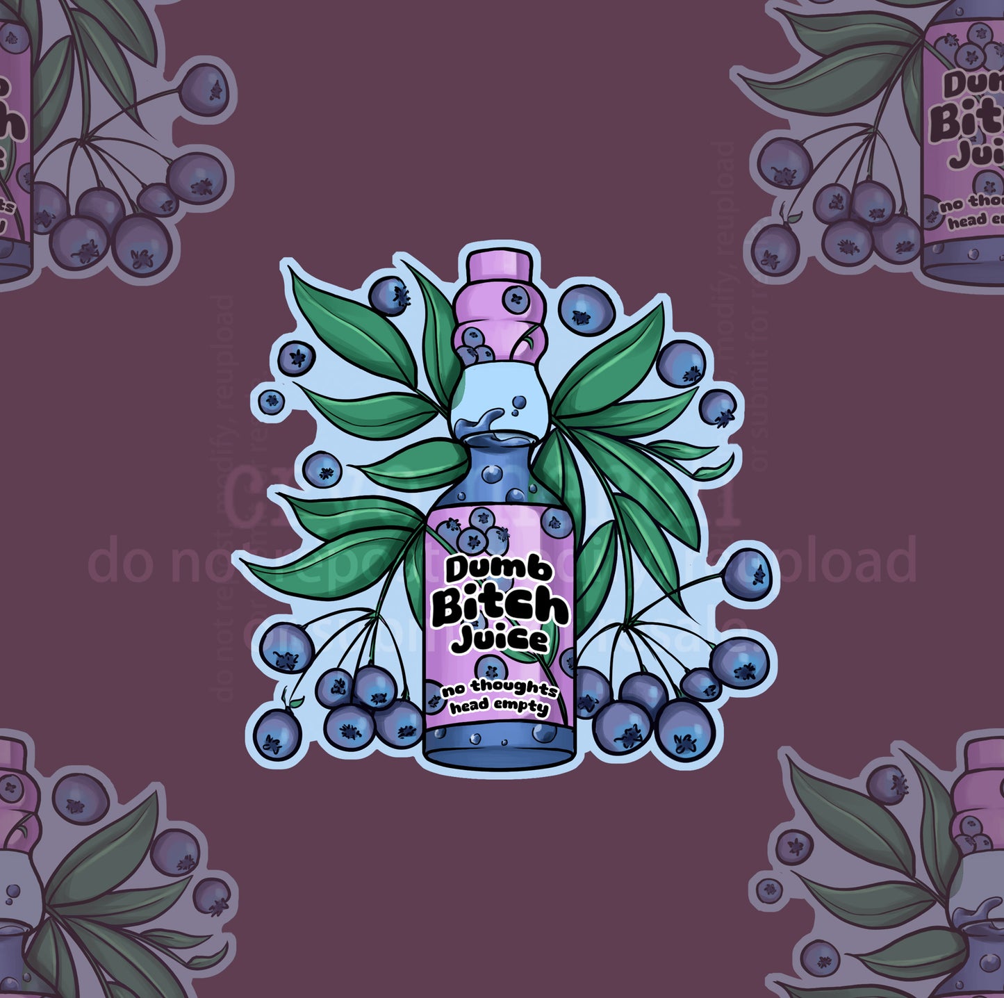 Dum B Stickers