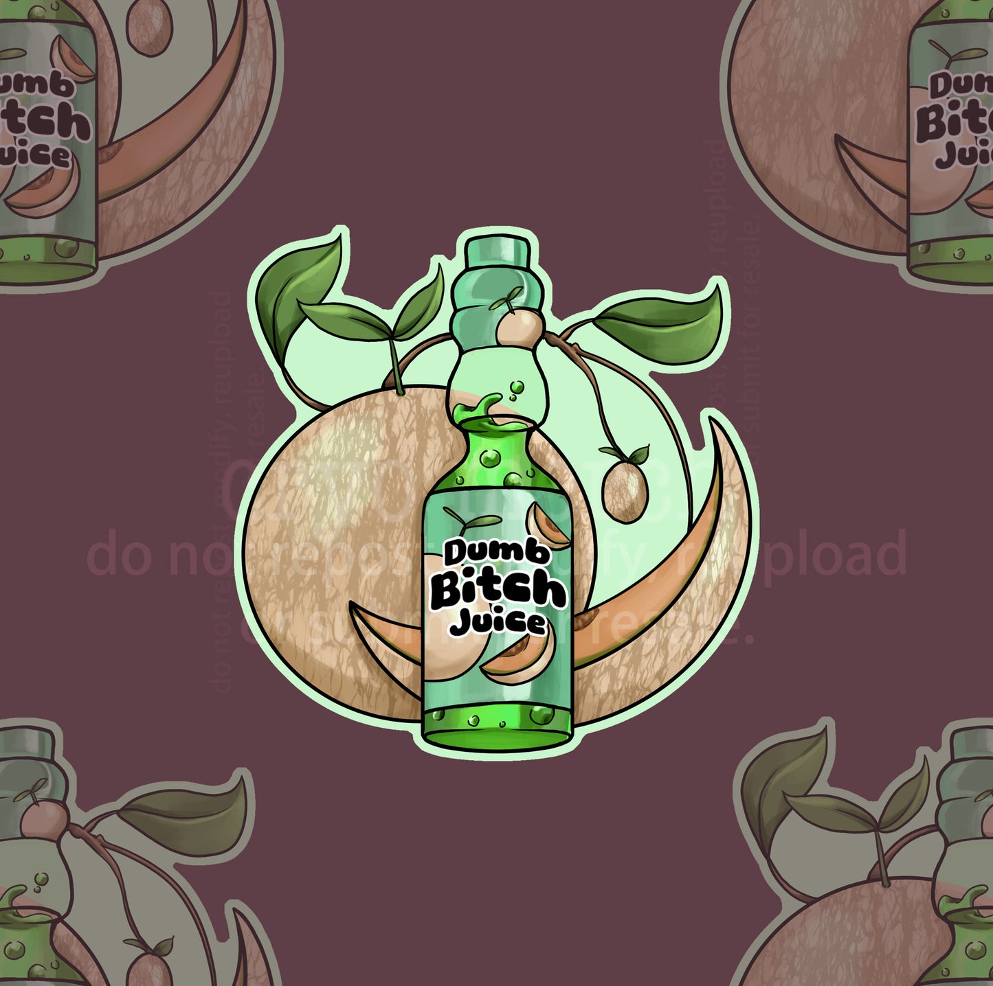 Dum B Stickers