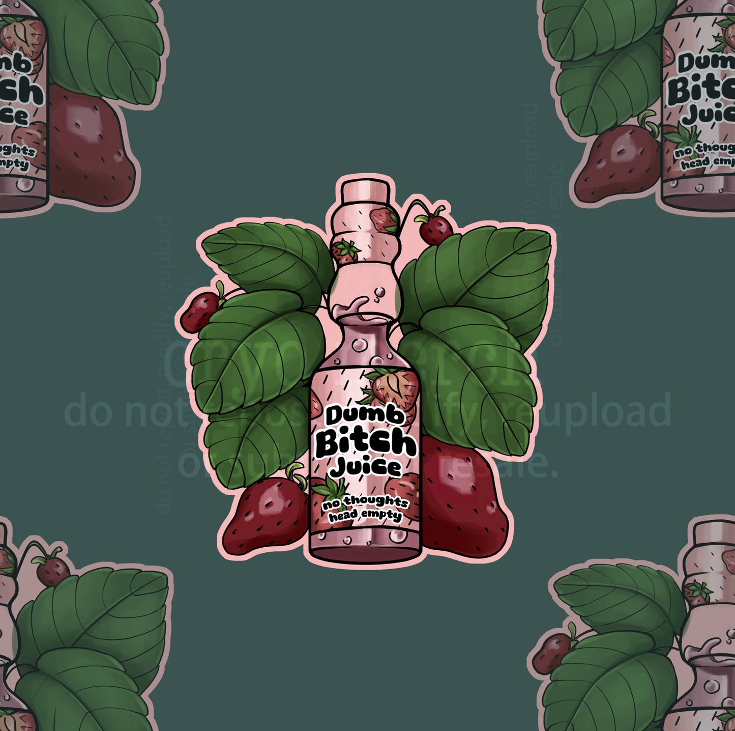 Dum B Stickers