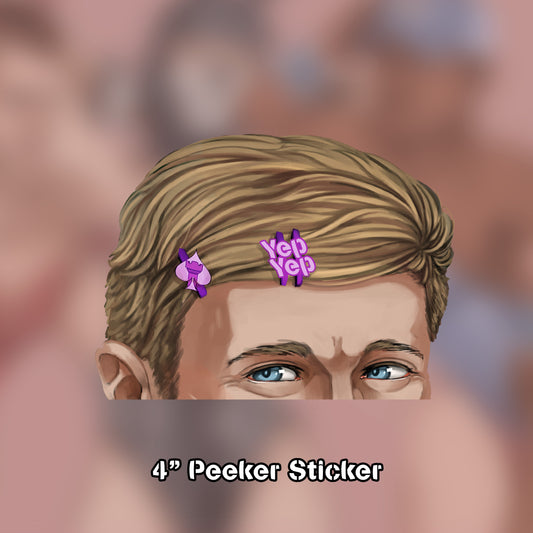Graves Peeker Sticker