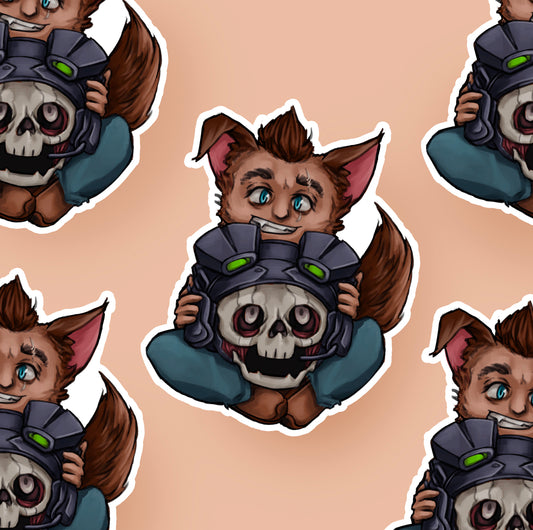 Halloween GhostSoap Sticker