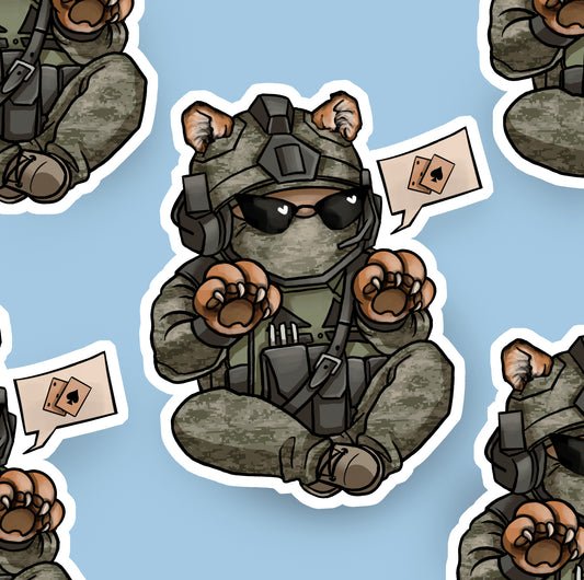 Kitty Horangi Sticker