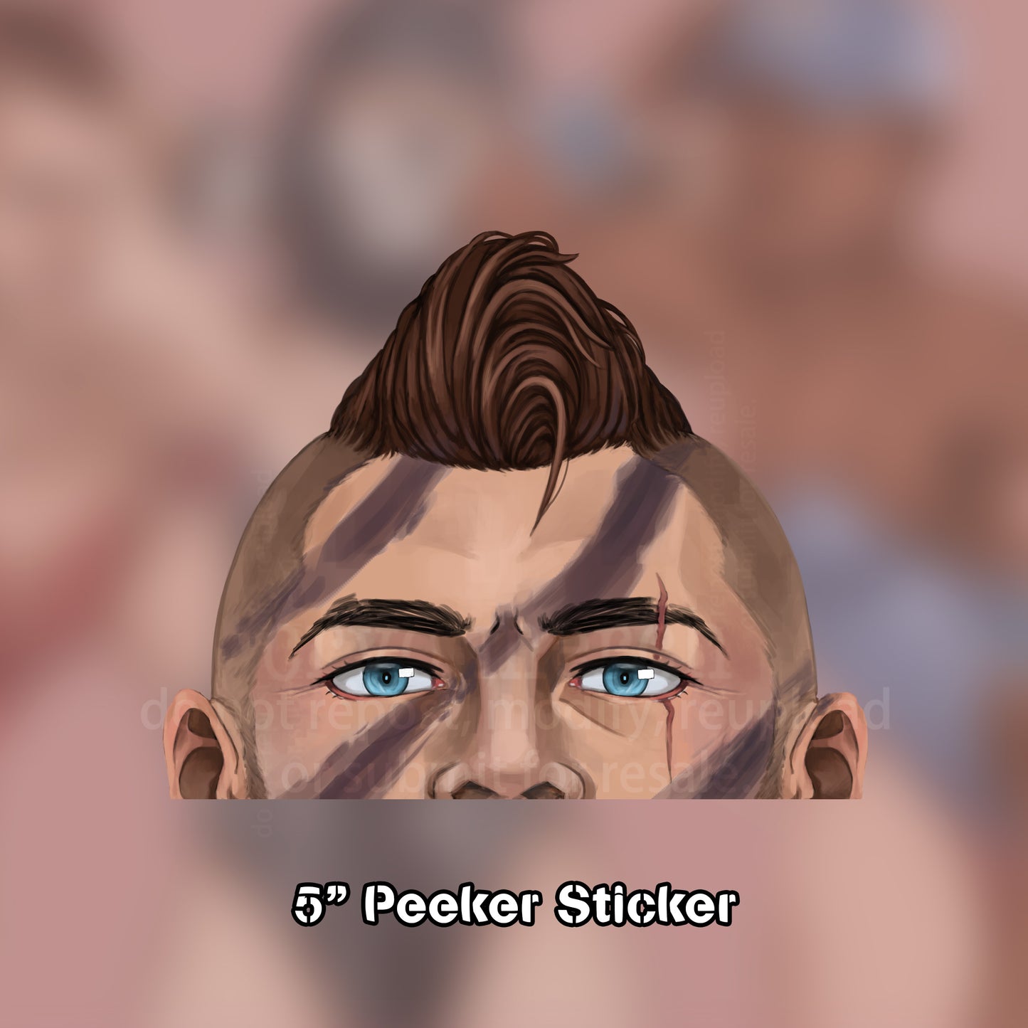 Soap Peeker Sticker