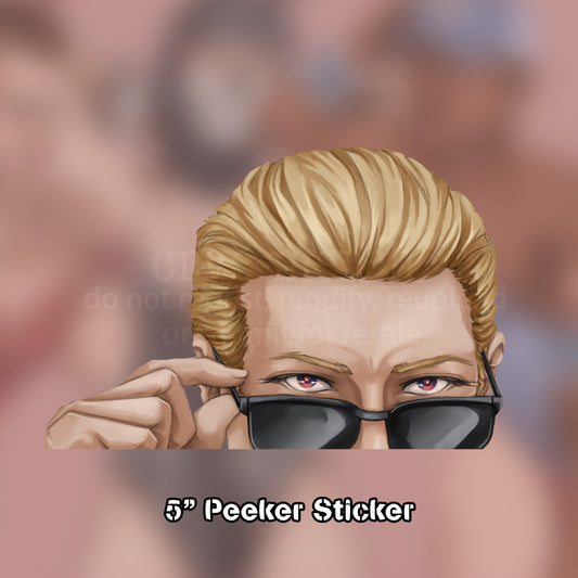 Wesker Peeker Sticker