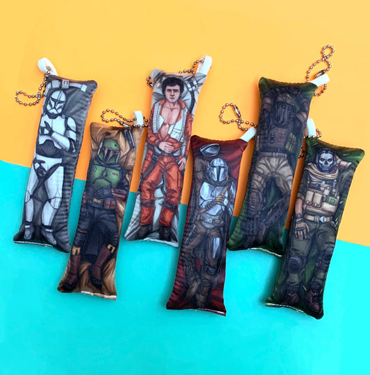 Mini Body Pillow Keychains