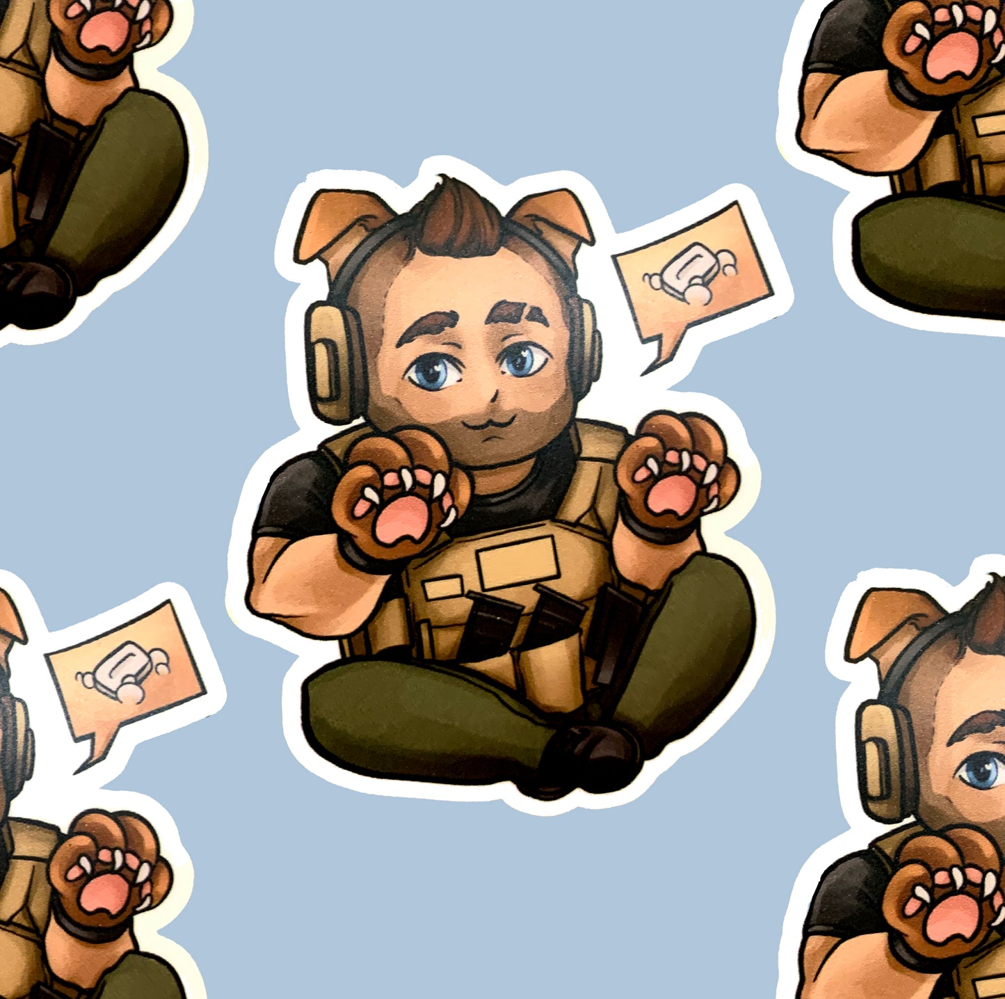 Kitty Soap Sticker