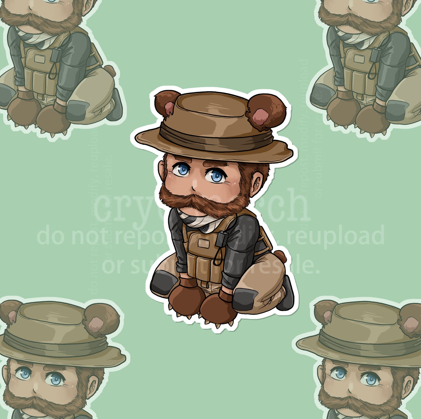 Bear Price Sticker