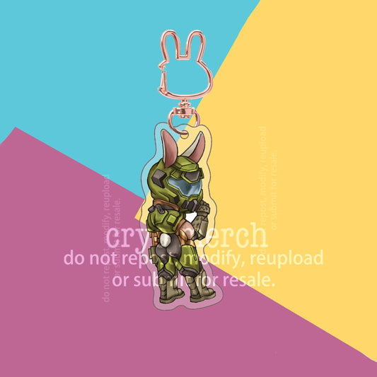 Bun Guy Keychain