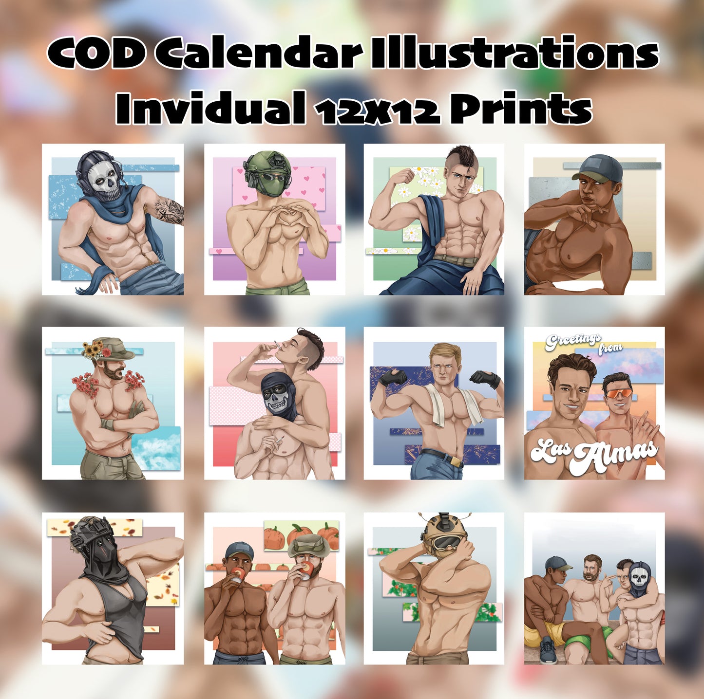 Preorder: Individual Calendar Prints