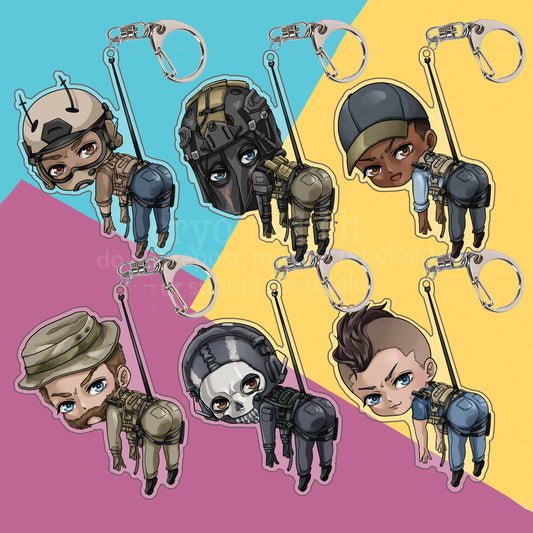 Preorder: Cod Hanger Keychains Group 1