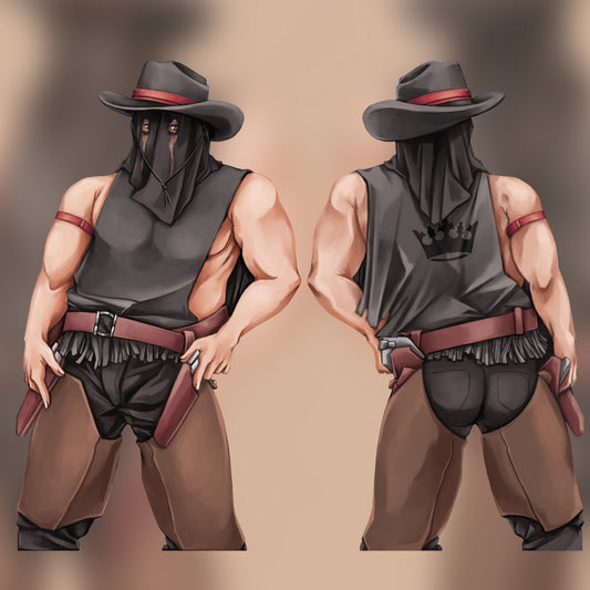 Cowboy König Standee