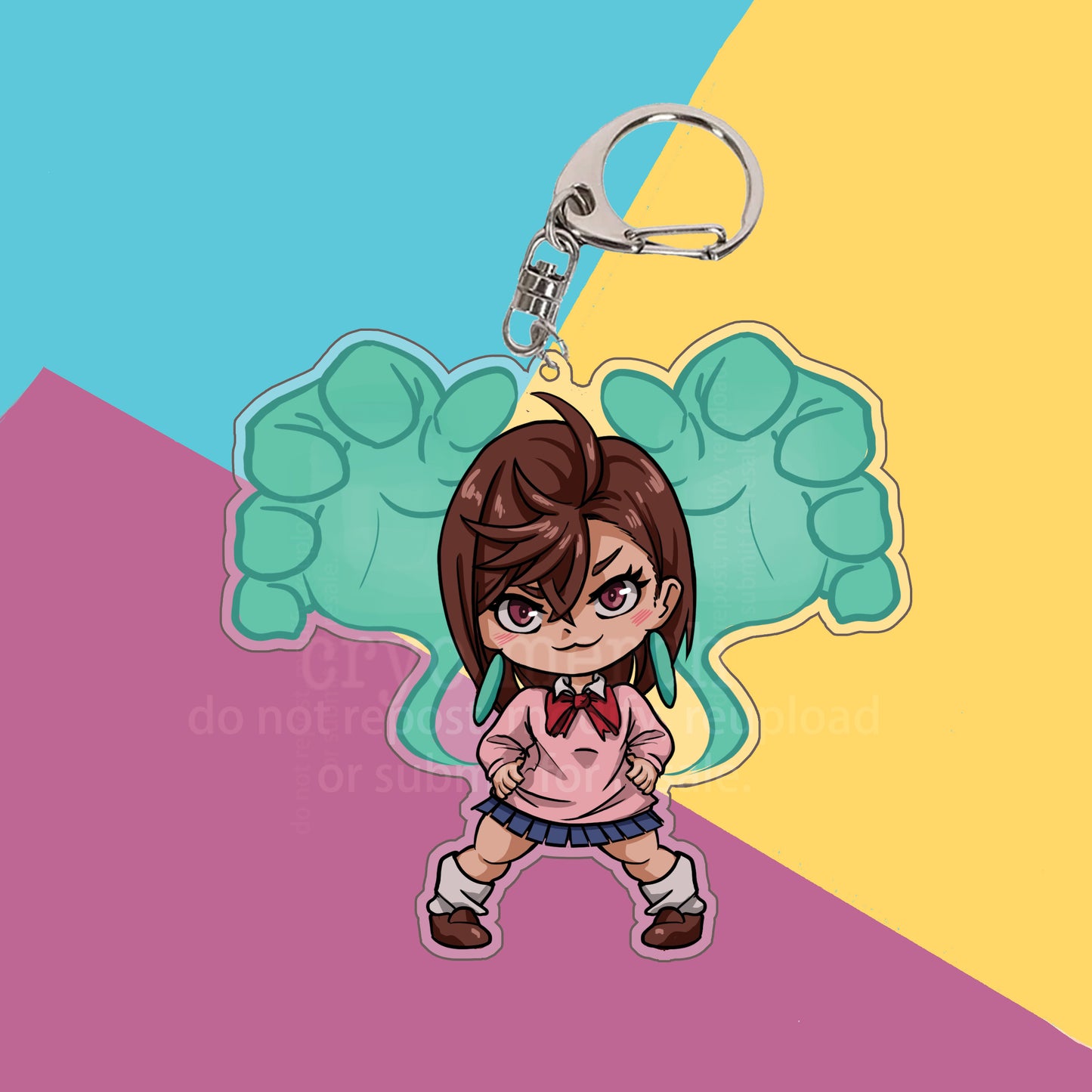 DandaDan Momo Keychain