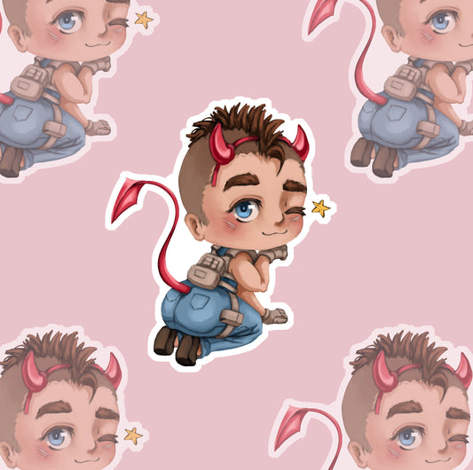 Devil Soap Sticker
