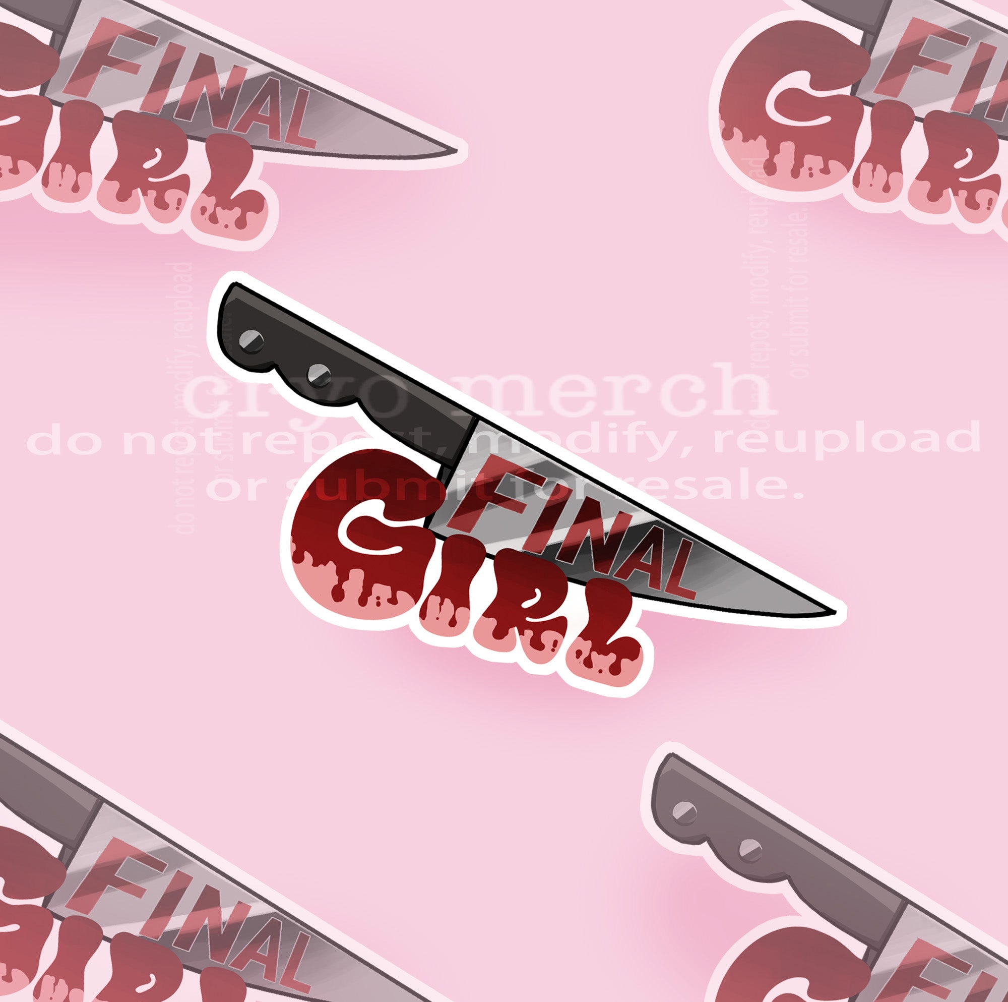 Finalls Sticker Final Girl Sticker – CryoMerch
