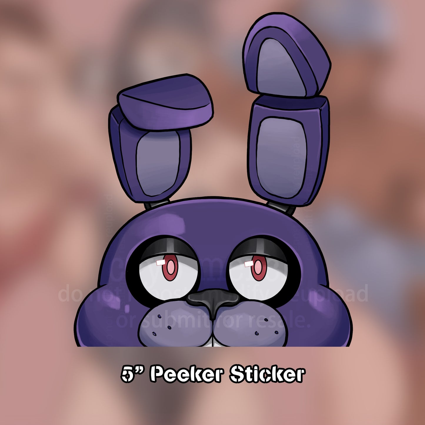 FNAF Peeker Stickers