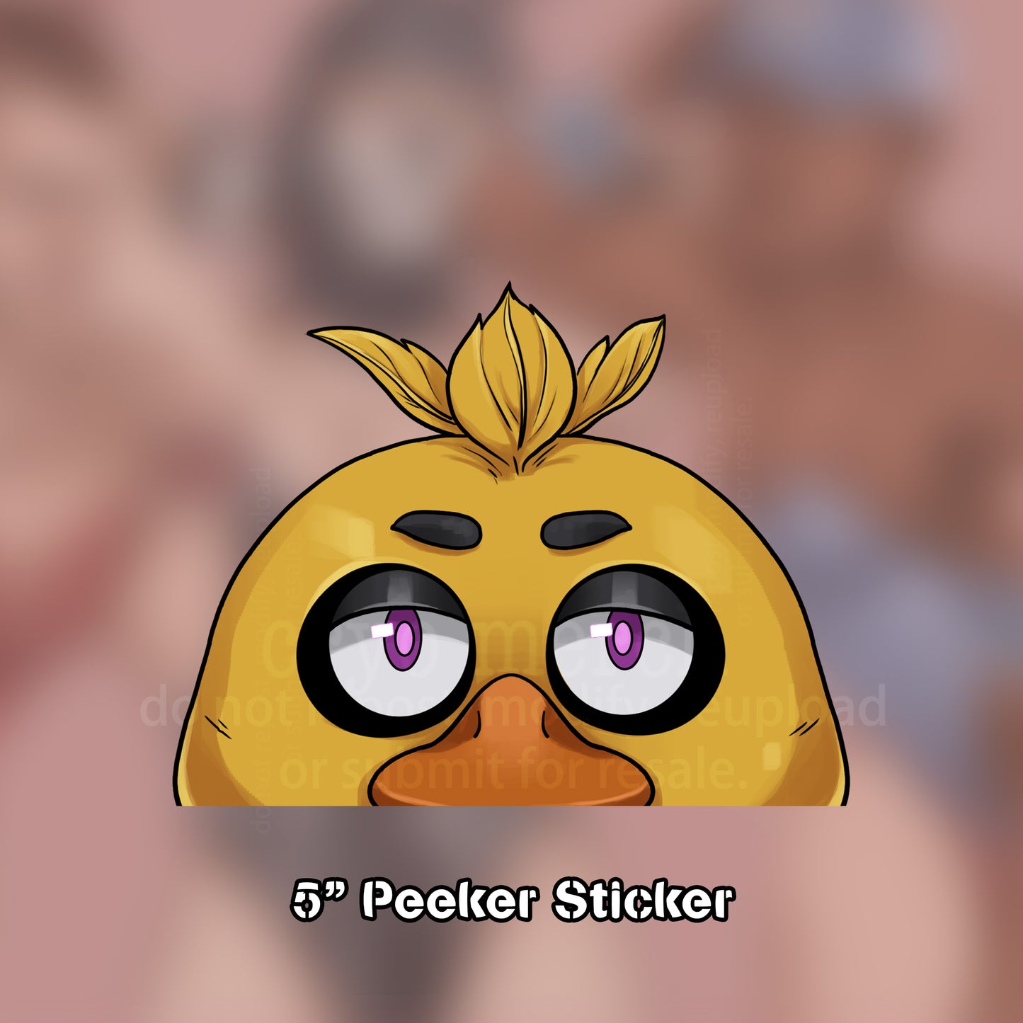 FNAF Peeker Stickers