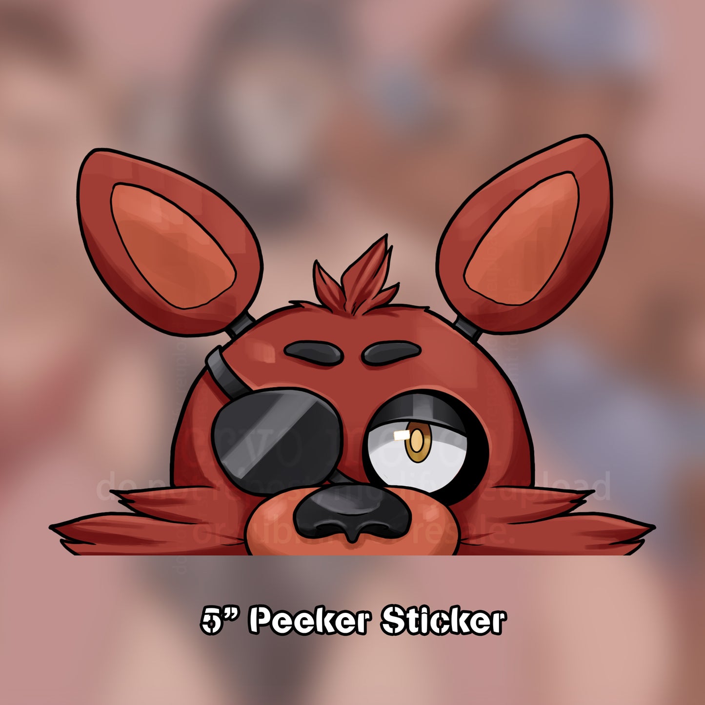 FNAF Peeker Stickers