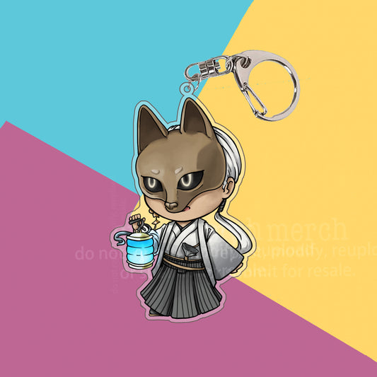 Fox Mask Keychain