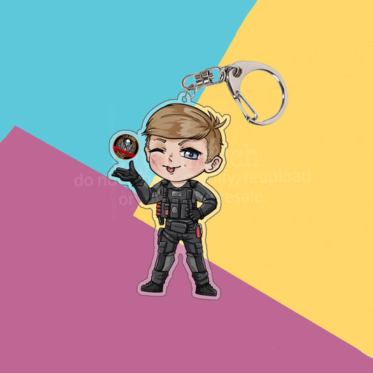 Graves Chibi Keychain