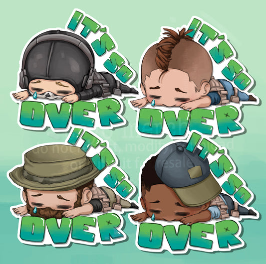 141 Over Stickers
