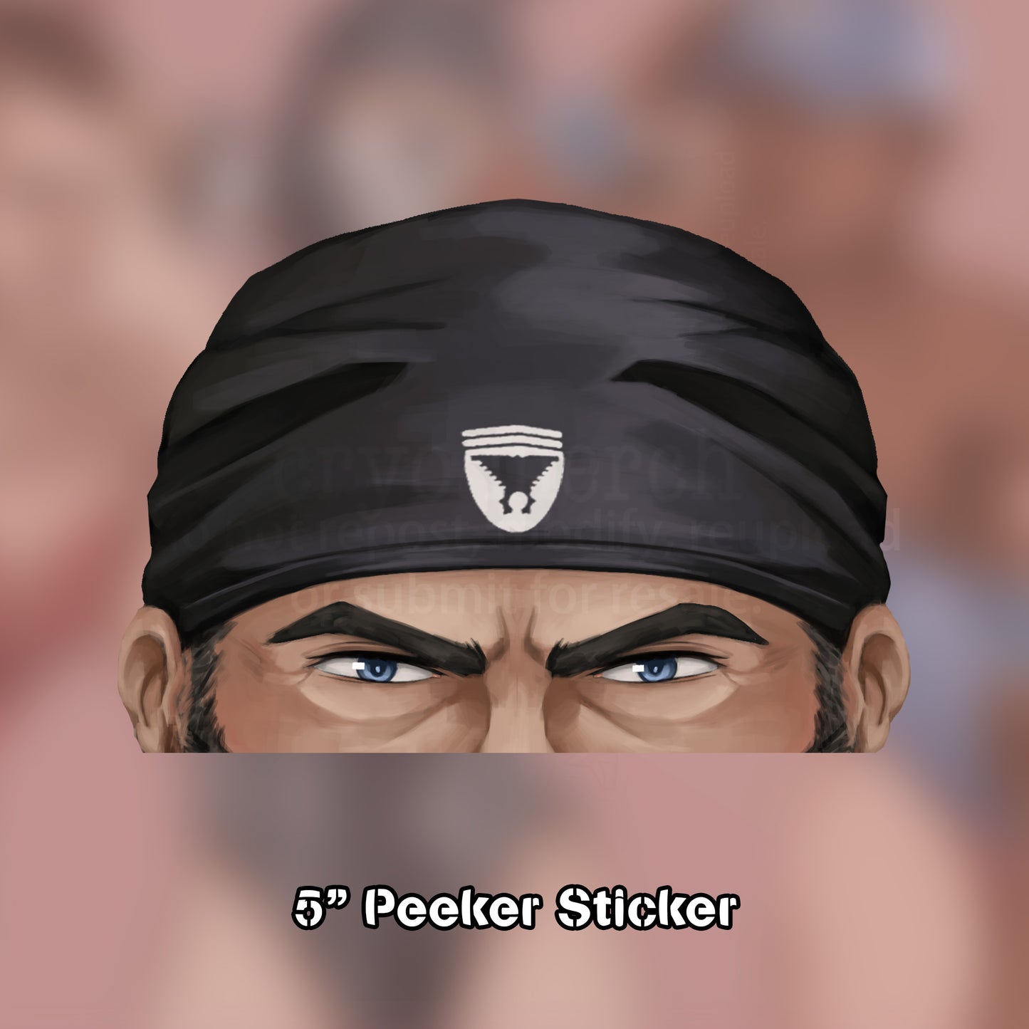 Dom Peeker Sticker