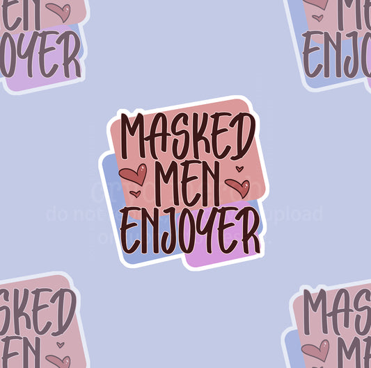 Masked Men Sticker