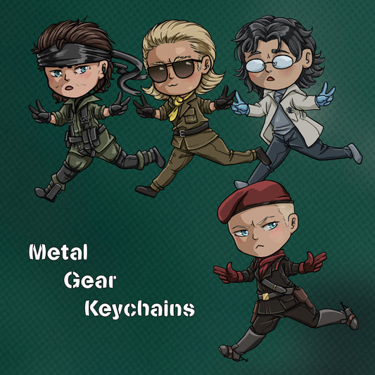 Metal Gear Keychains