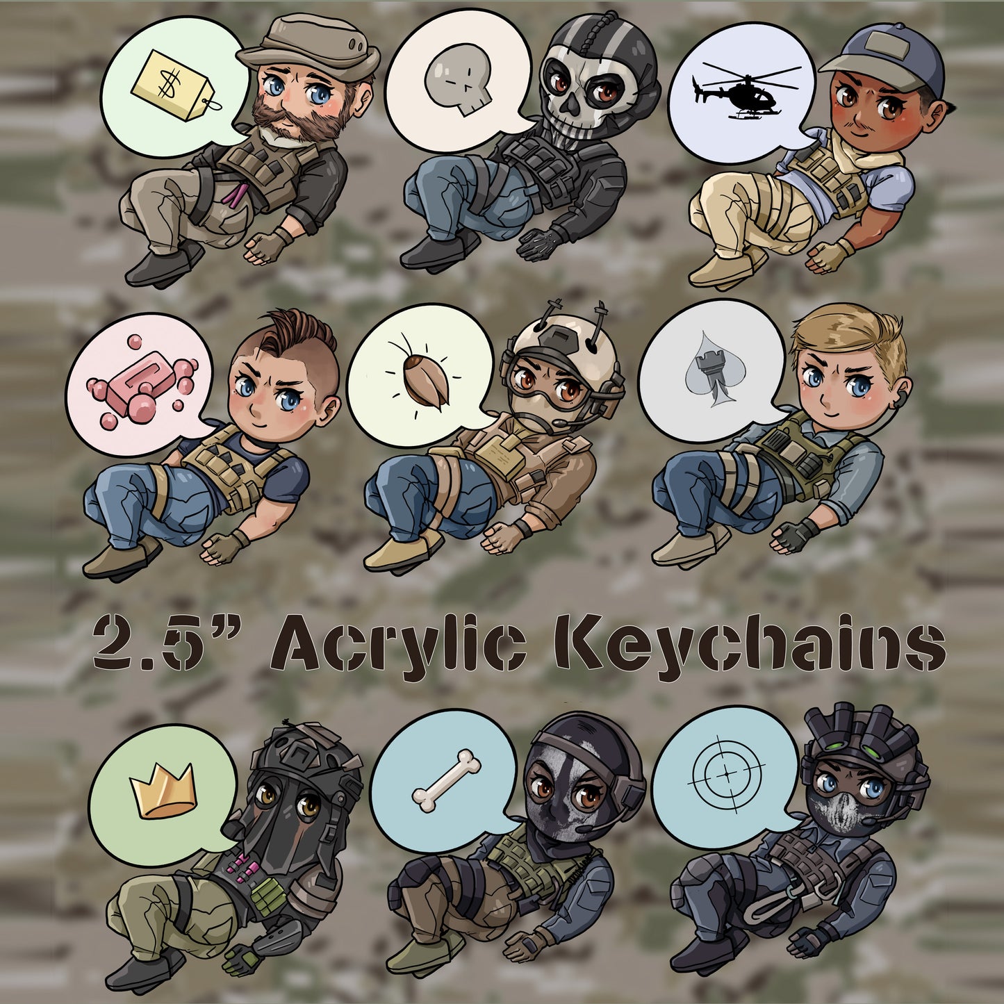 New COD Keychains