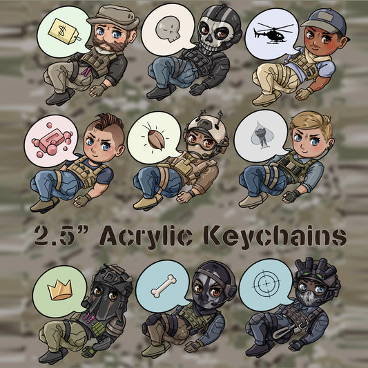 New COD Keychains