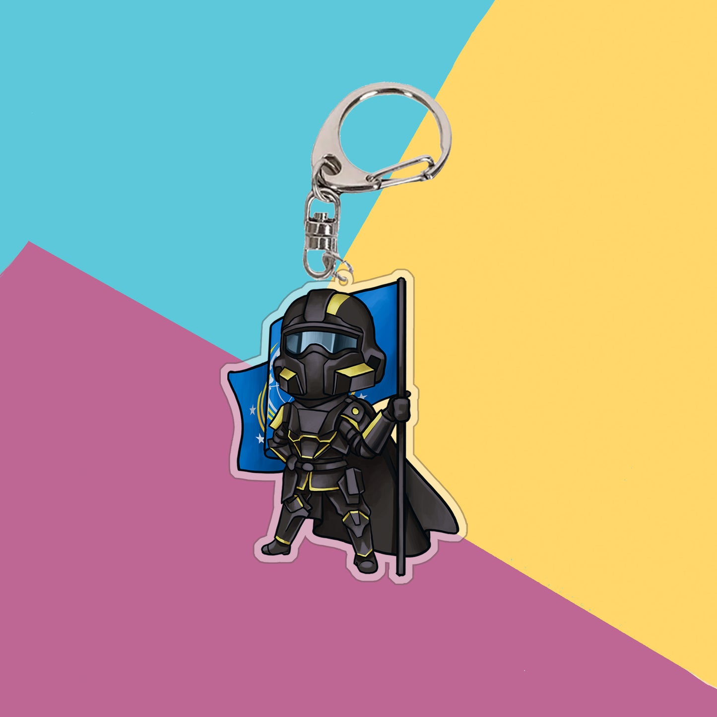 Helldiver Keychain