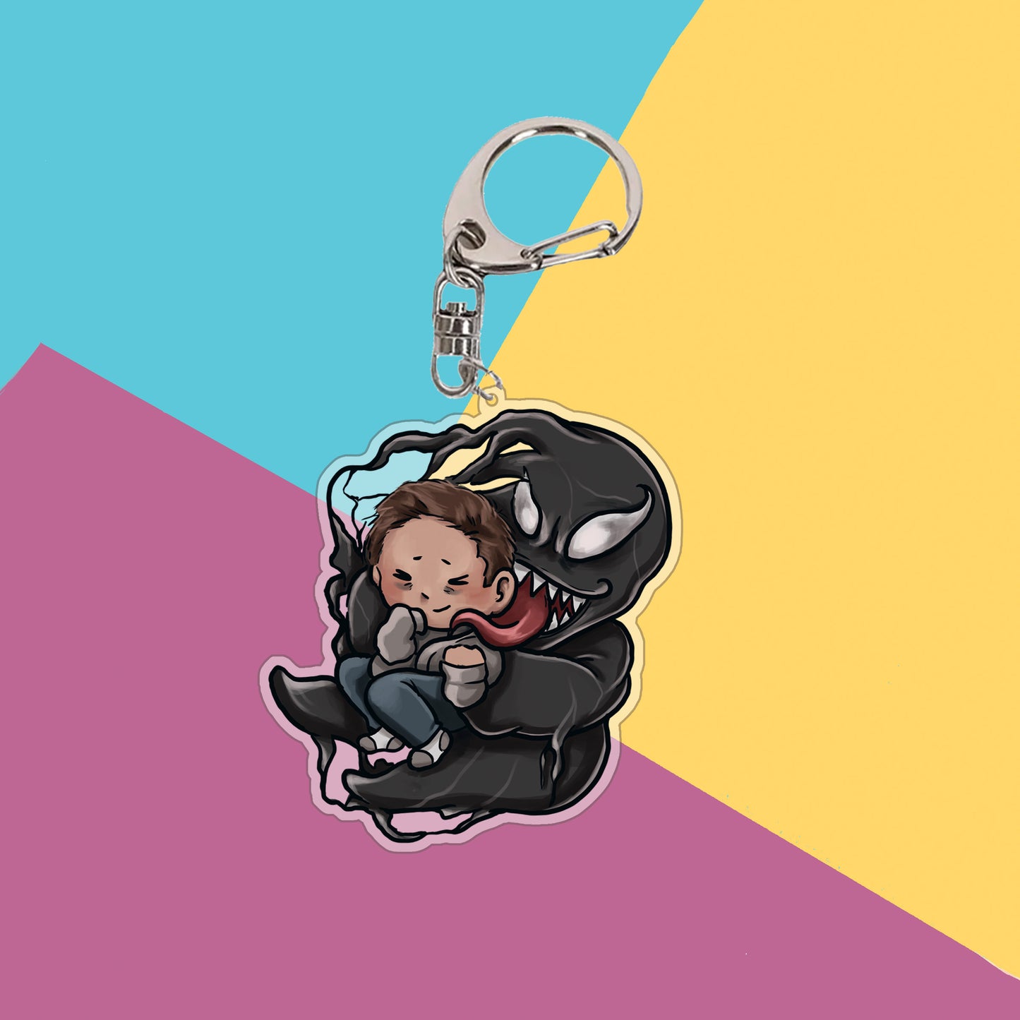 Venom & Eddie Keychain