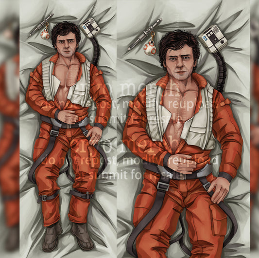 Poe Body Pillow Case