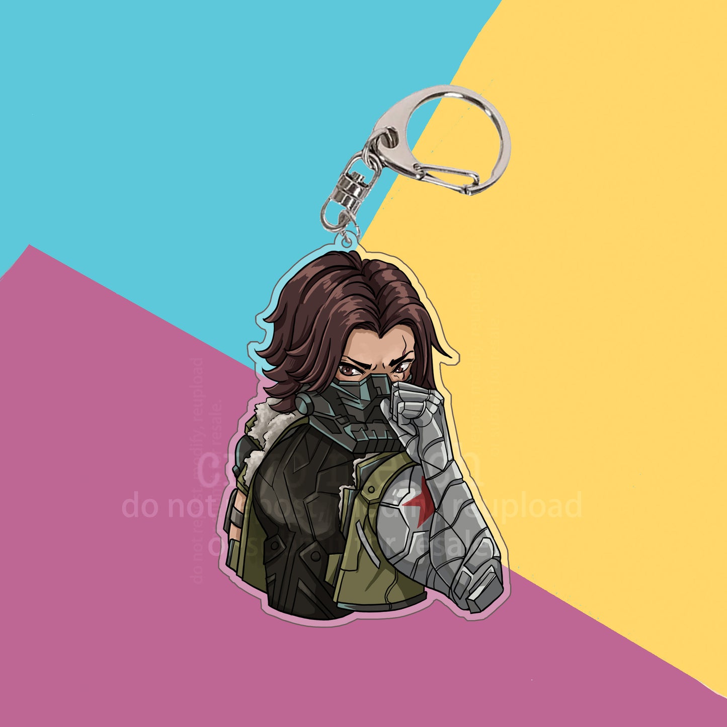 Winter Soldier Keychain