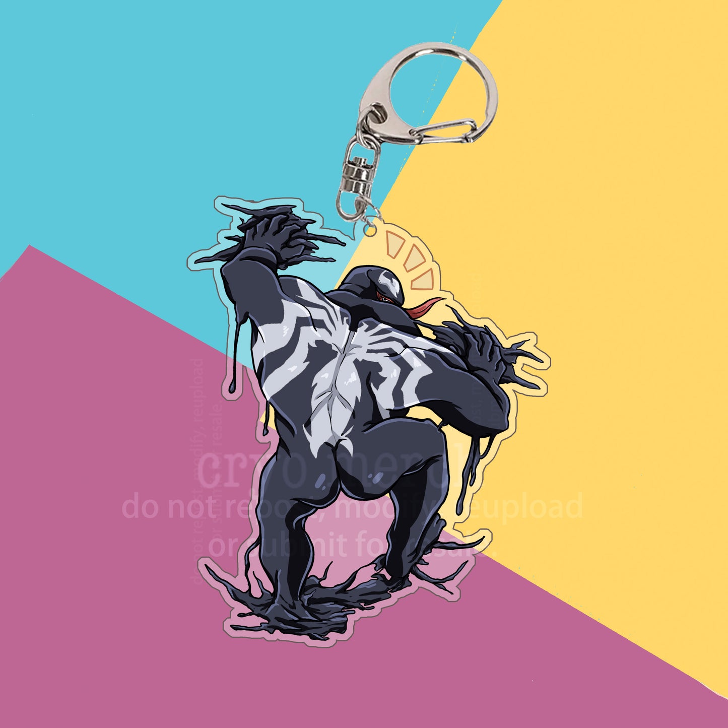 Venom Keychain