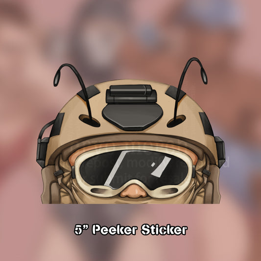 Roach Peeker Sticker