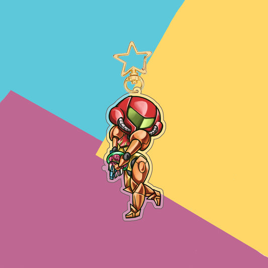 Samus Keychain