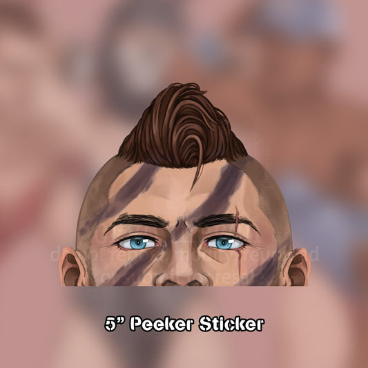 Soap Peeker Sticker