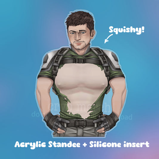 Squish Standee Chris Redfield