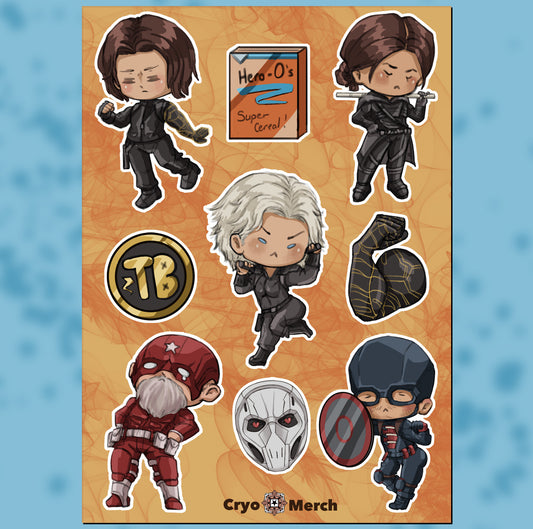 Thunderbolts Sticker Sheet