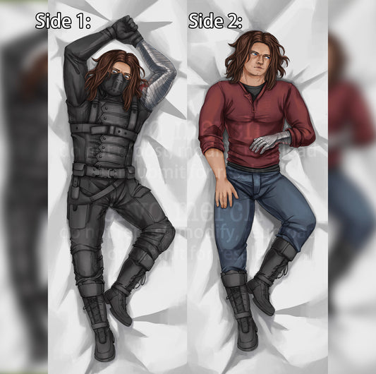 Winter Soldier Body Pillow Case