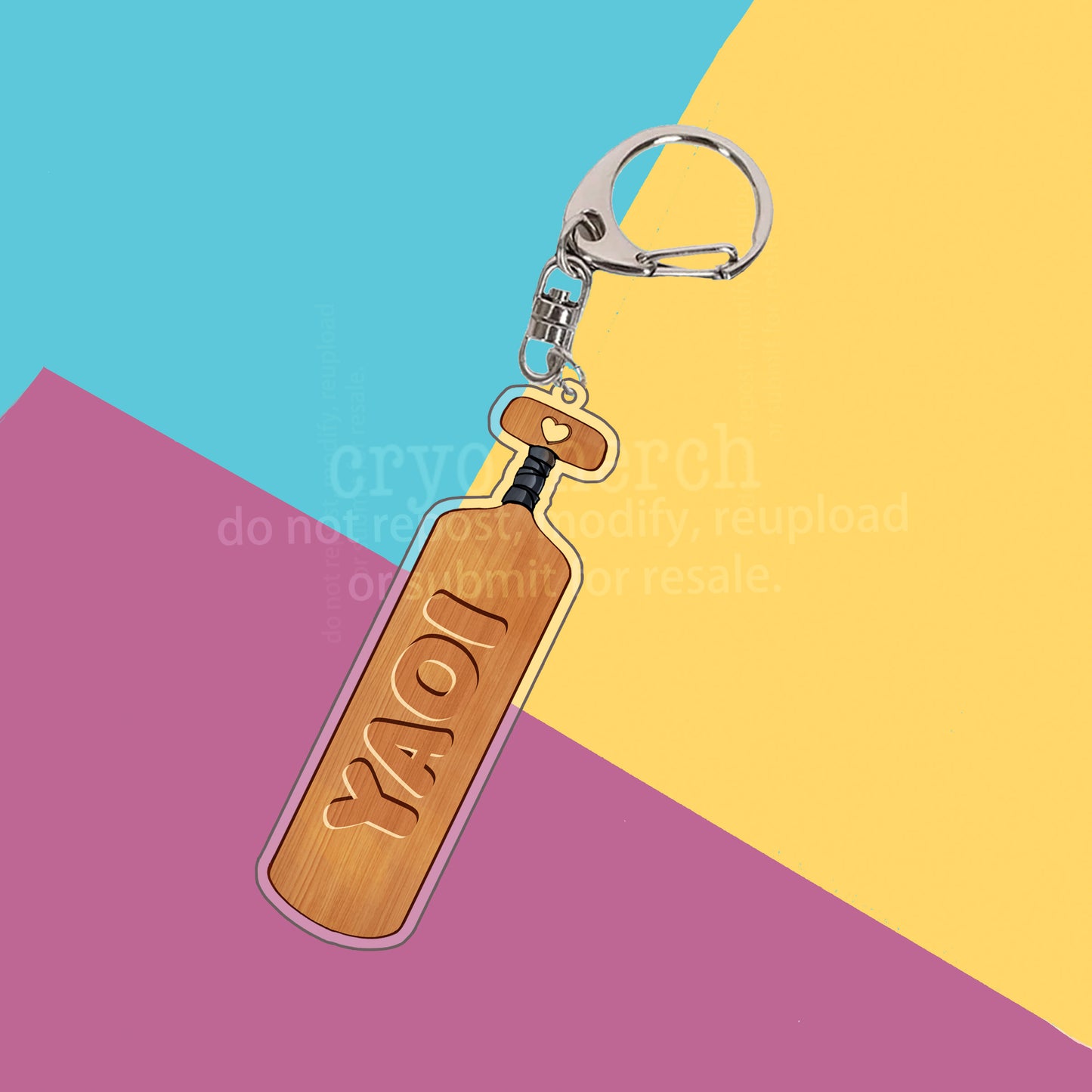 Yaoi Paddle Keychain