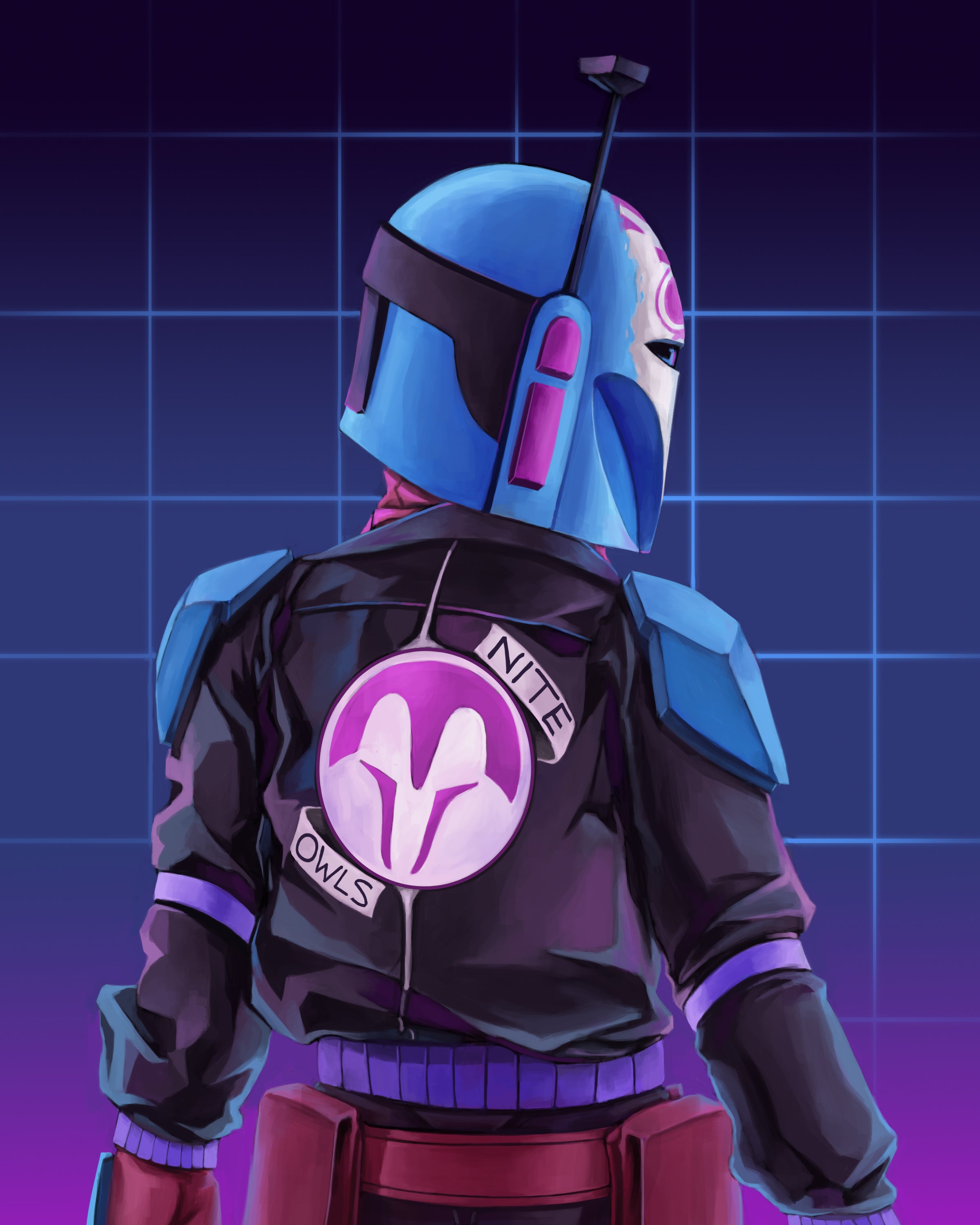 Marvel Bo Vaporwave Bo Print – CryoMerch