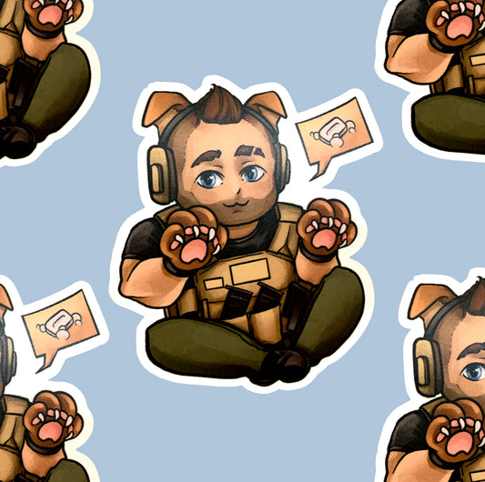Kitty Soap Sticker